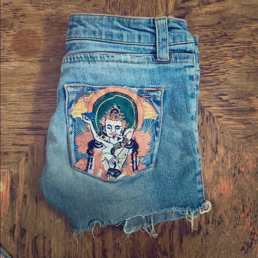 Cute cut off jean shorts from Joy Jean